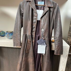 Genuine leather Prada jacket